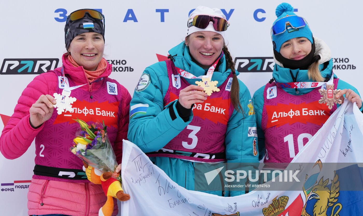 Russia Biathlon Cup Women Mass Start
