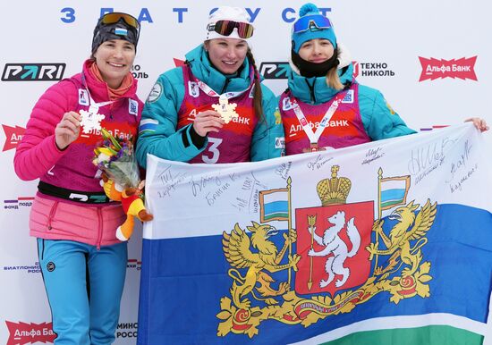 Russia Biathlon Cup Women Mass Start