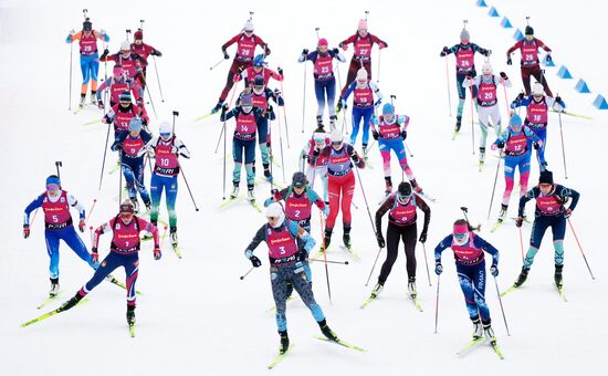 Russia Biathlon Cup Women Mass Start
