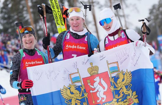 Russia Biathlon Cup Women Mass Start