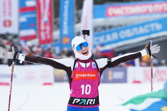 Russia Biathlon Cup Women Mass Start