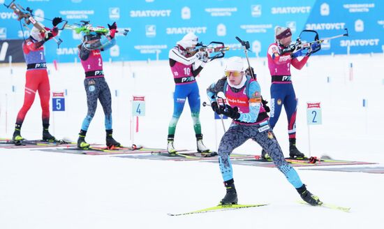 Russia Biathlon Cup Women Mass Start