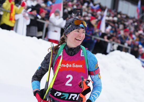 Russia Biathlon Cup Women Mass Start