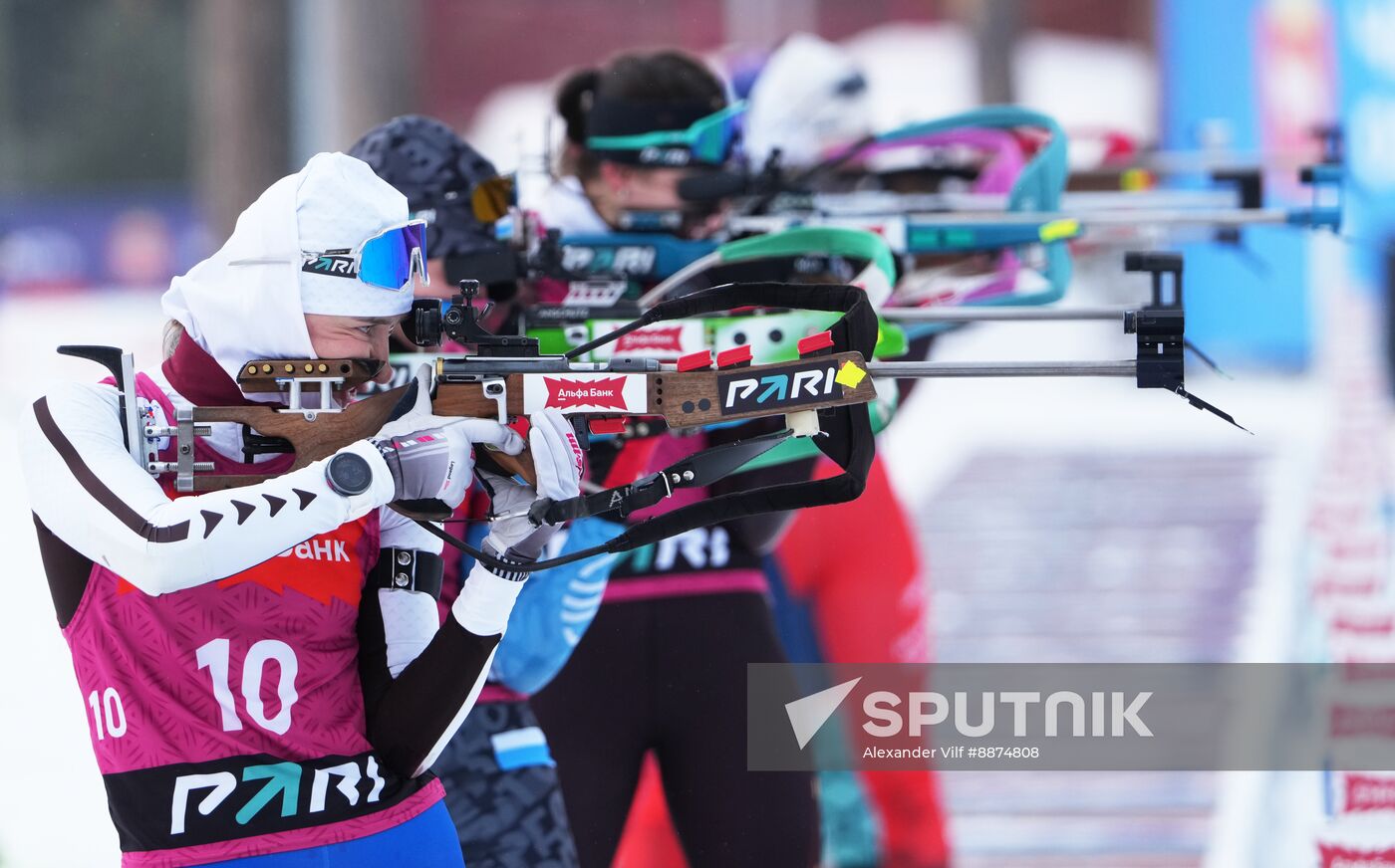 Russia Biathlon Cup Women Mass Start