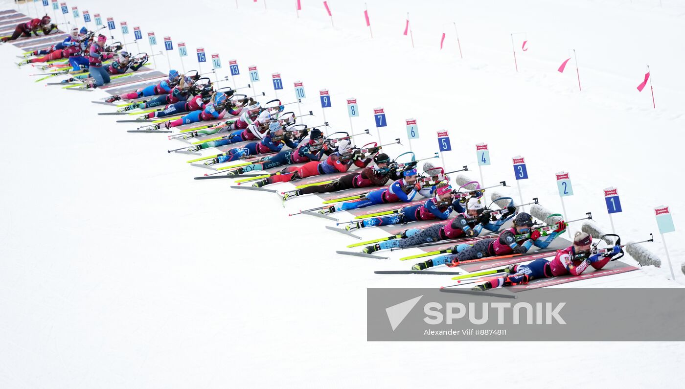 Russia Biathlon Cup Women Mass Start