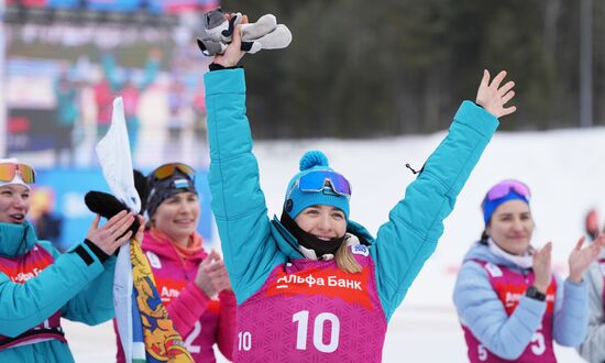 Russia Biathlon Cup Women Mass Start