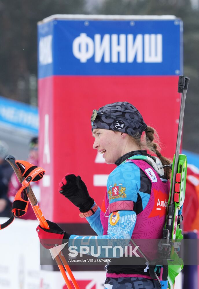 Russia Biathlon Cup Women Mass Start