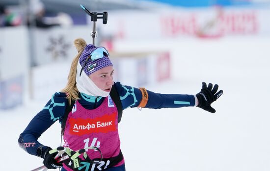 Russia Biathlon Cup Women Mass Start
