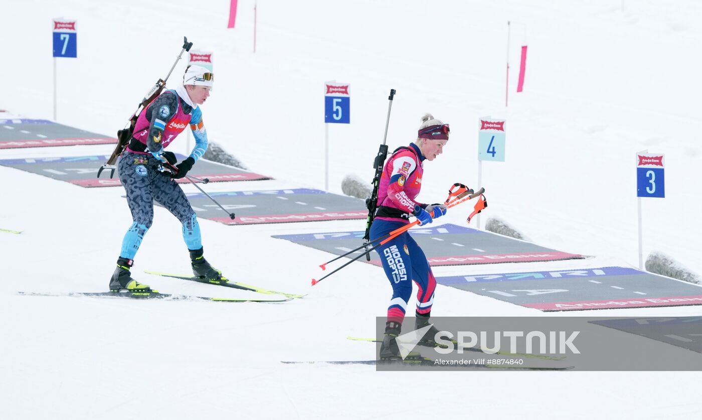 Russia Biathlon Cup Women Mass Start