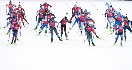 Russia Biathlon Cup Women Mass Start