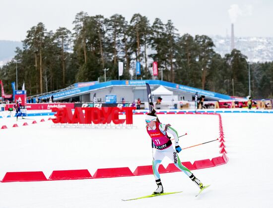 Russia Biathlon Cup Women Mass Start