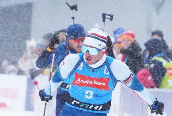 Russia Biathlon Cup Men Mass Start