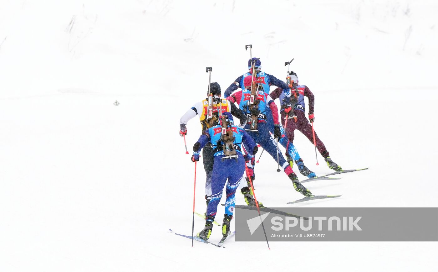 Russia Biathlon Cup Men Mass Start