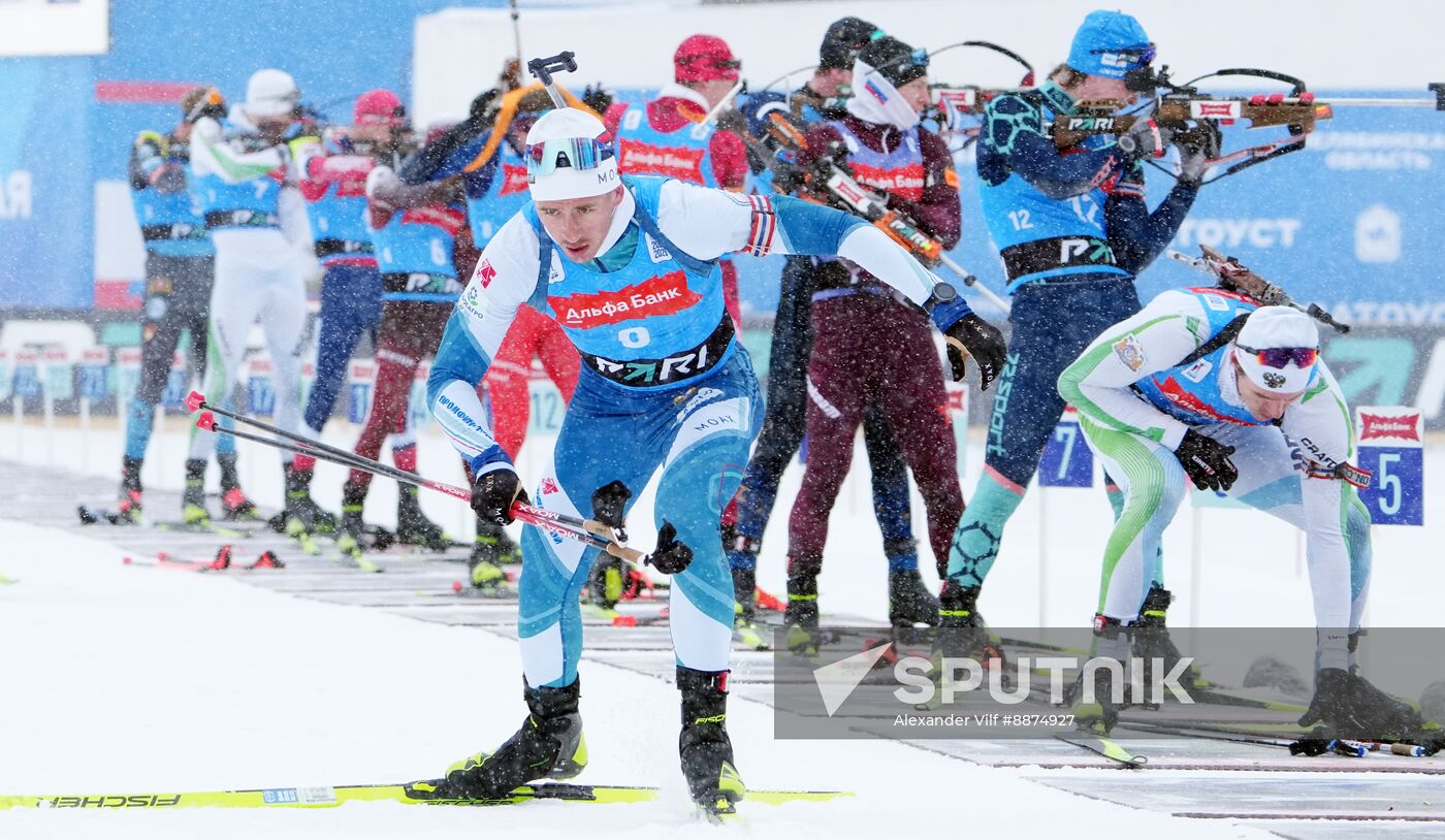 Russia Biathlon Cup Men Mass Start