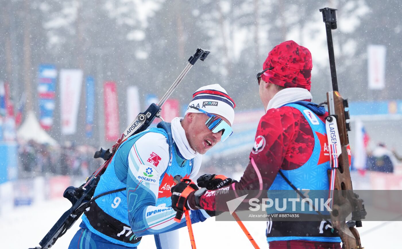 Russia Biathlon Cup Men Mass Start