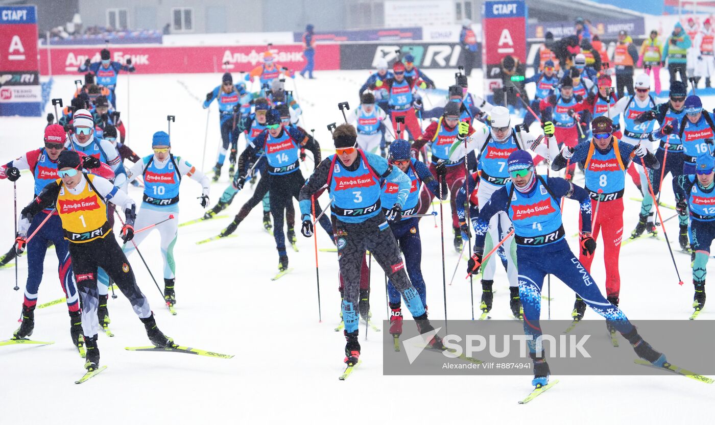 Russia Biathlon Cup Men Mass Start