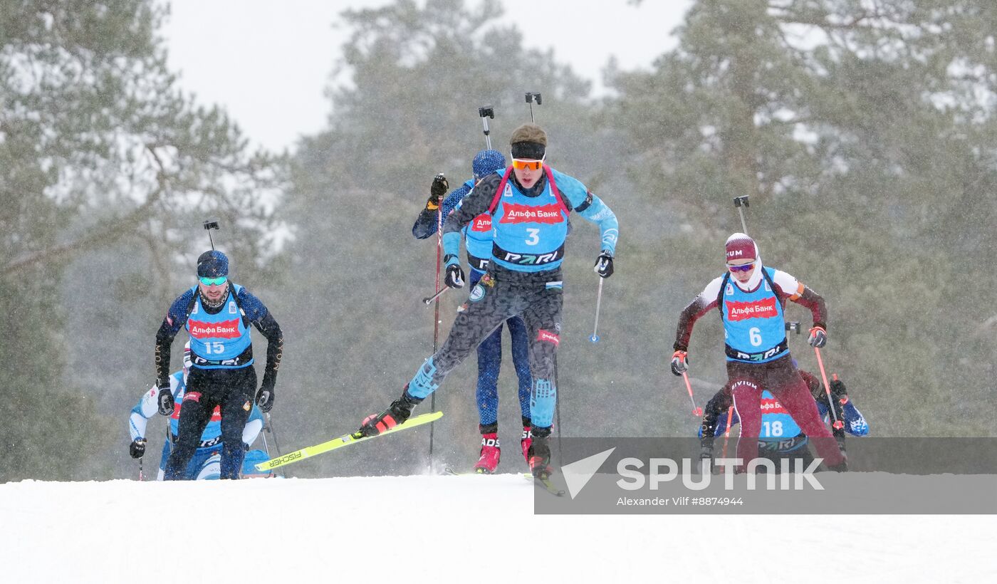 Russia Biathlon Cup Men Mass Start