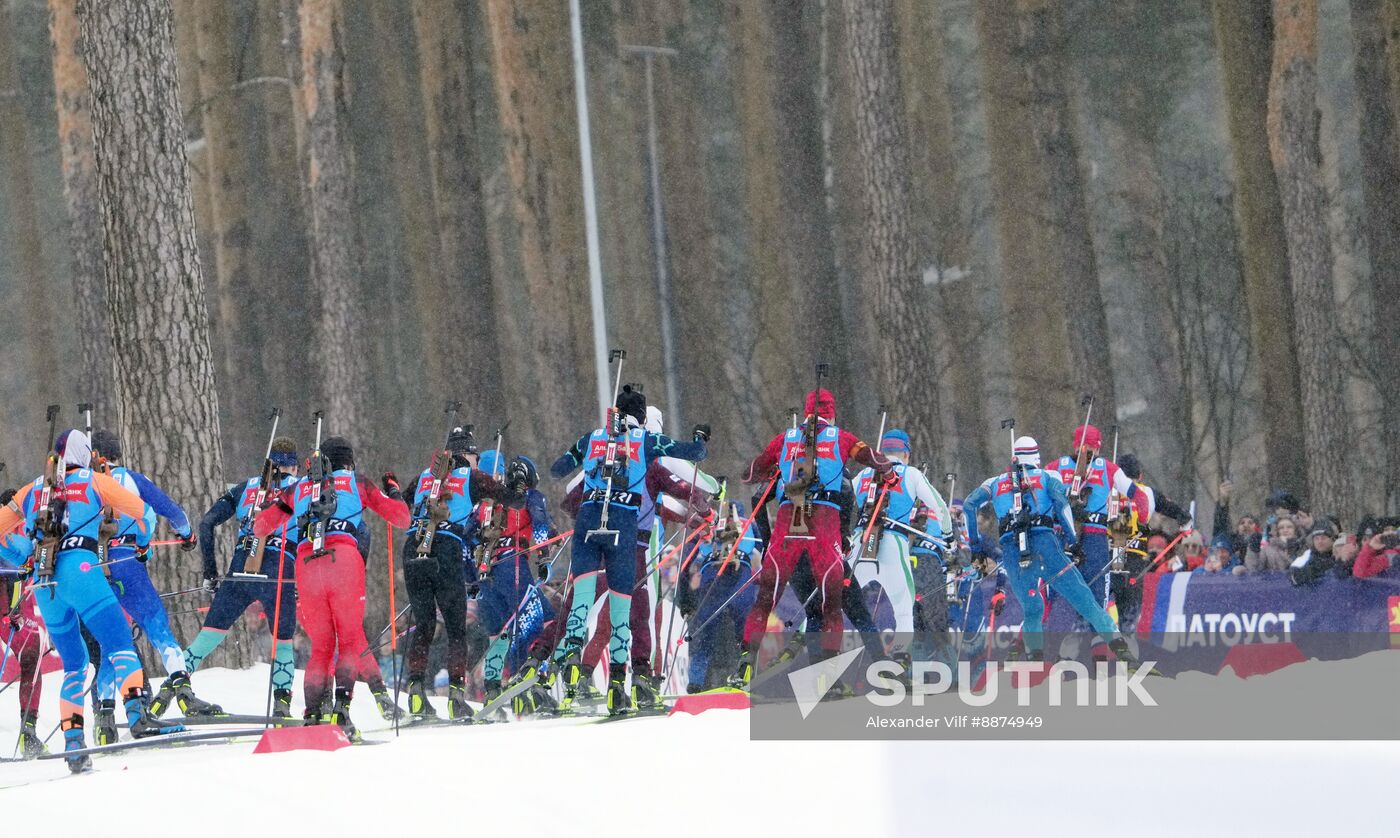 Russia Biathlon Cup Men Mass Start
