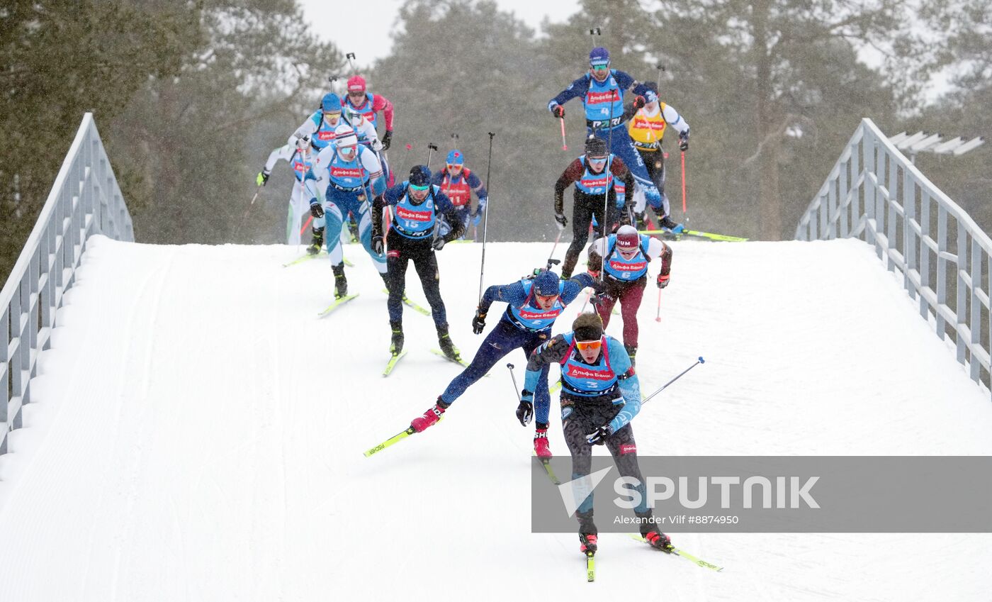 Russia Biathlon Cup Men Mass Start