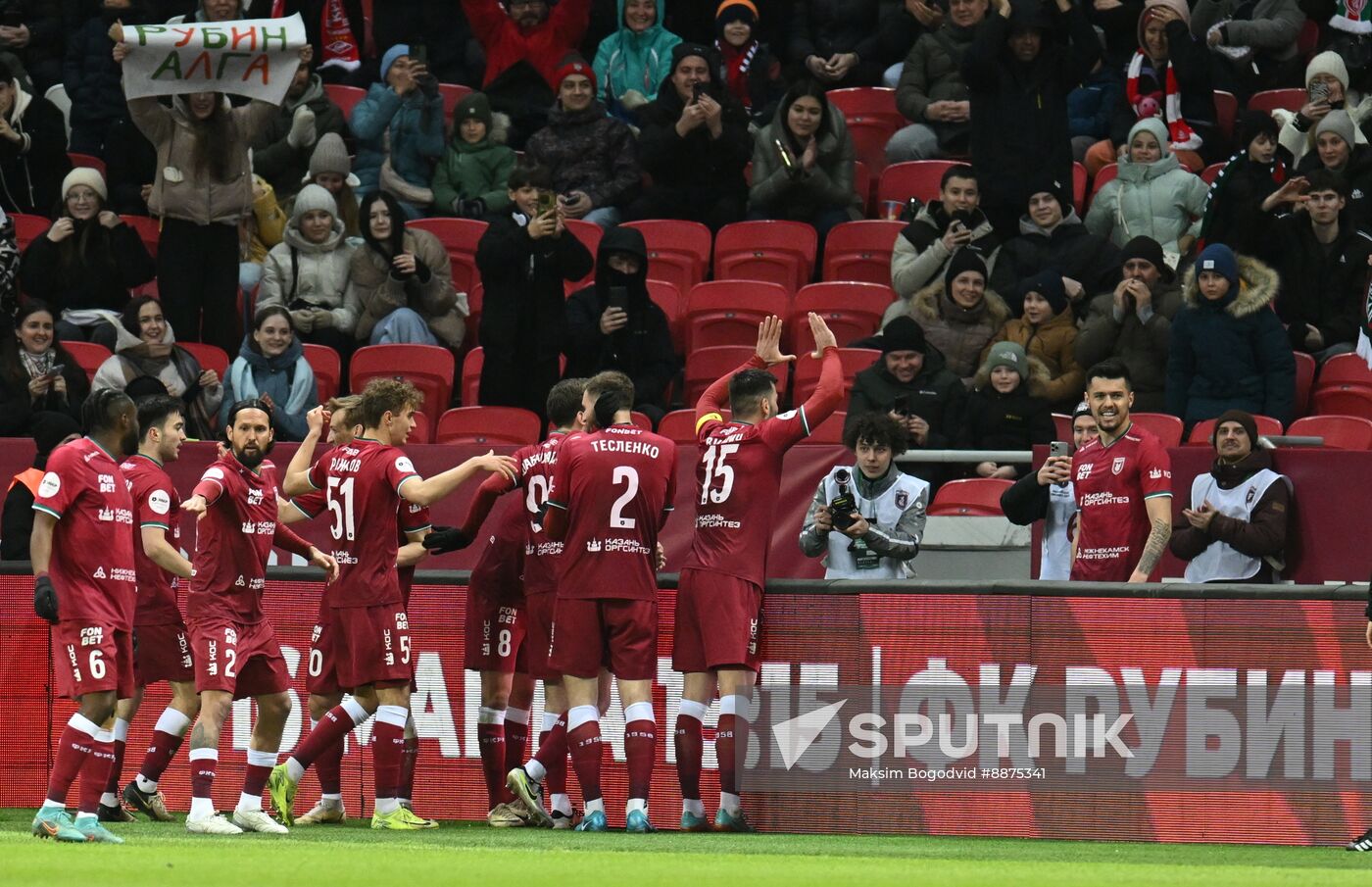 Russia Soccer Premier-League Rubin - Spartak