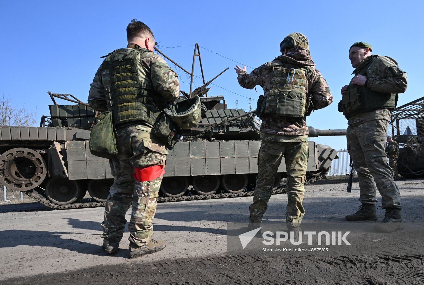 Russia Ukraine Kursk Attack Captured Tank