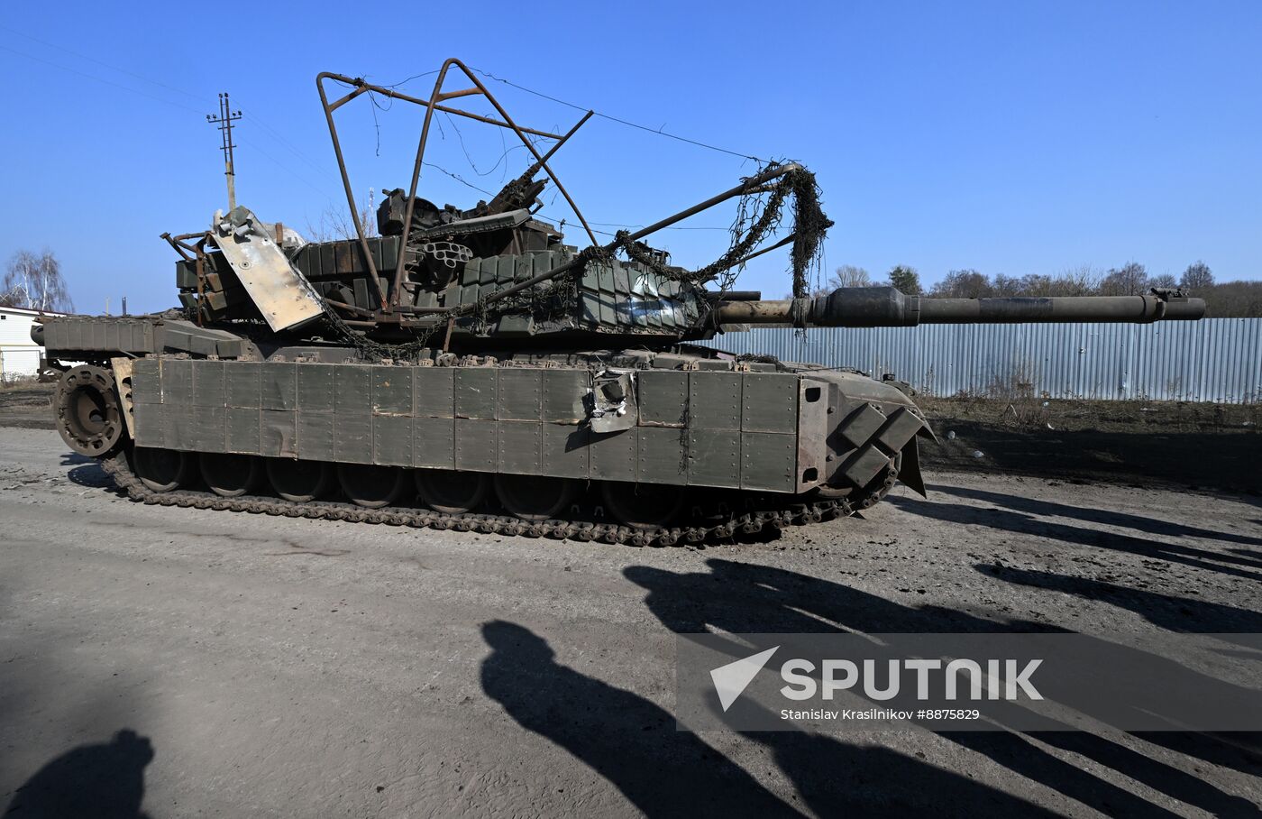 Russia Ukraine Kursk Attack Captured Tank