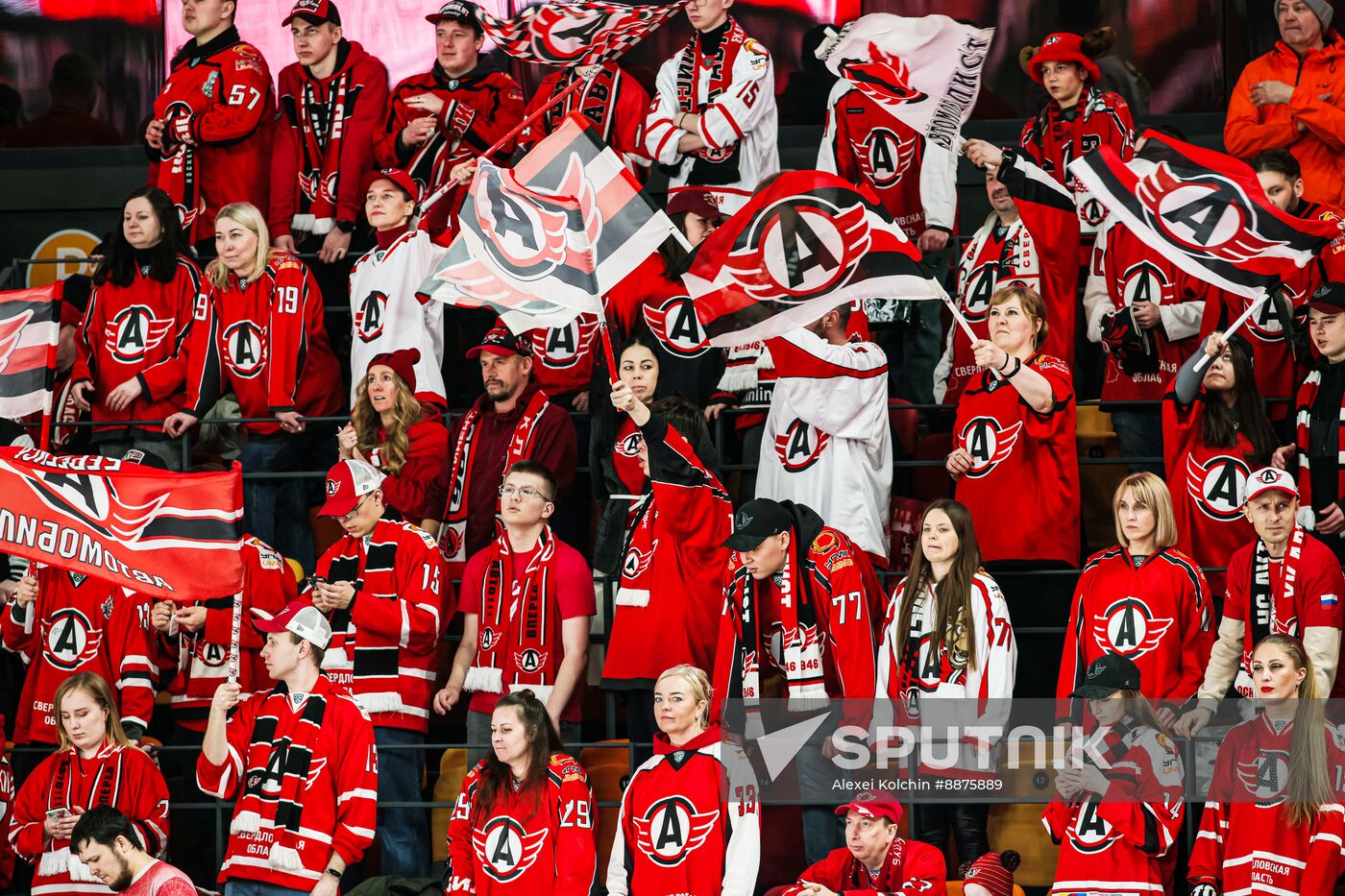 Russia Ice Hockey Kontinental League Avtomobilist - CSKA