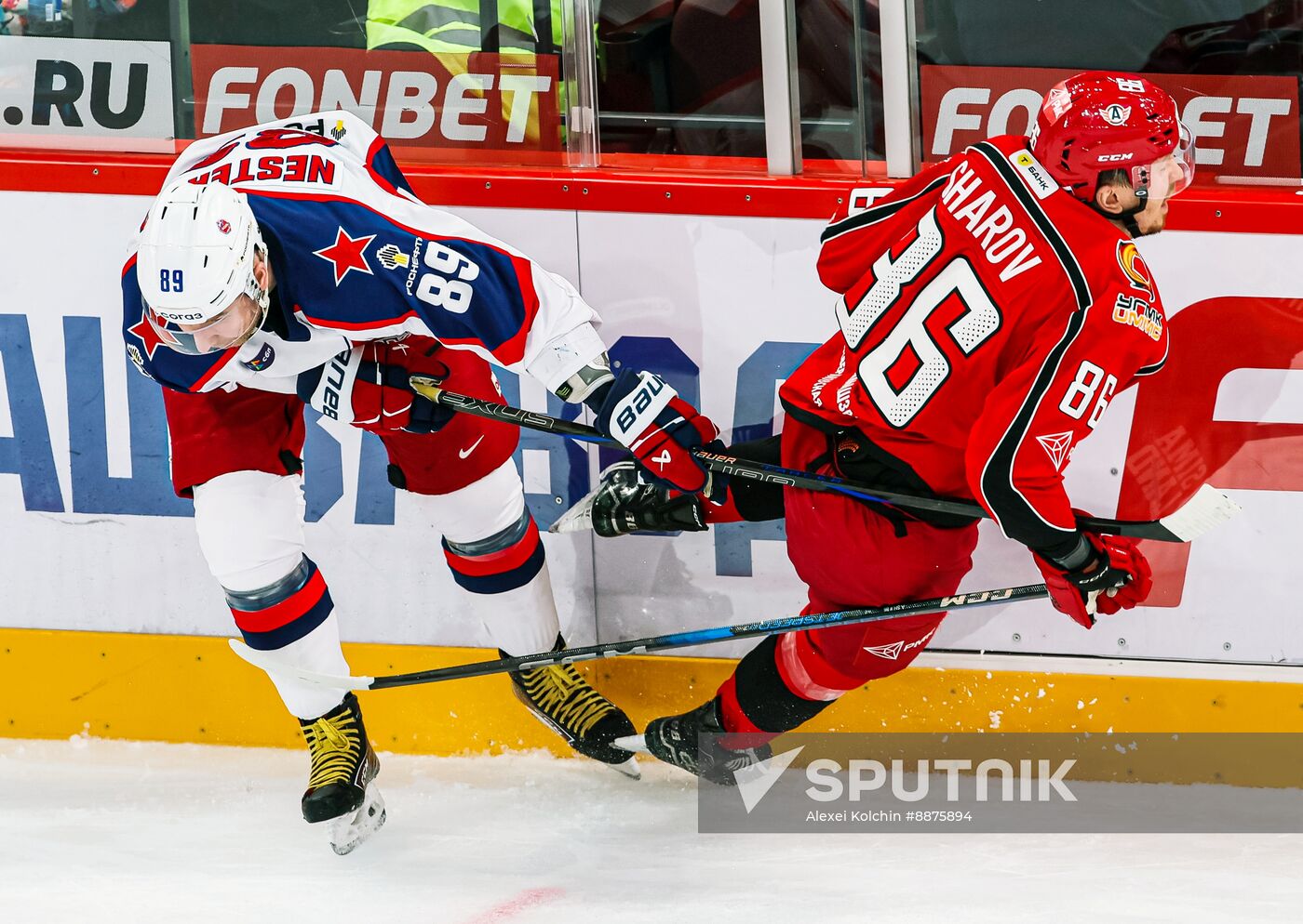 Russia Ice Hockey Kontinental League Avtomobilist - CSKA