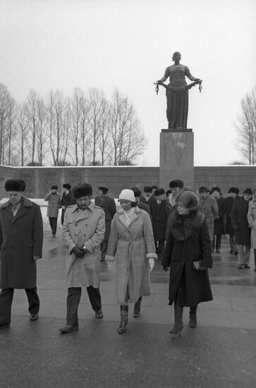 Dante Mario Antonio Caputo visits USSR