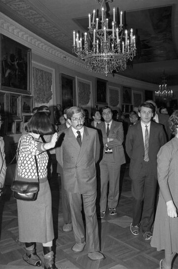 Dante Mario Antonio Caputo visits USSR