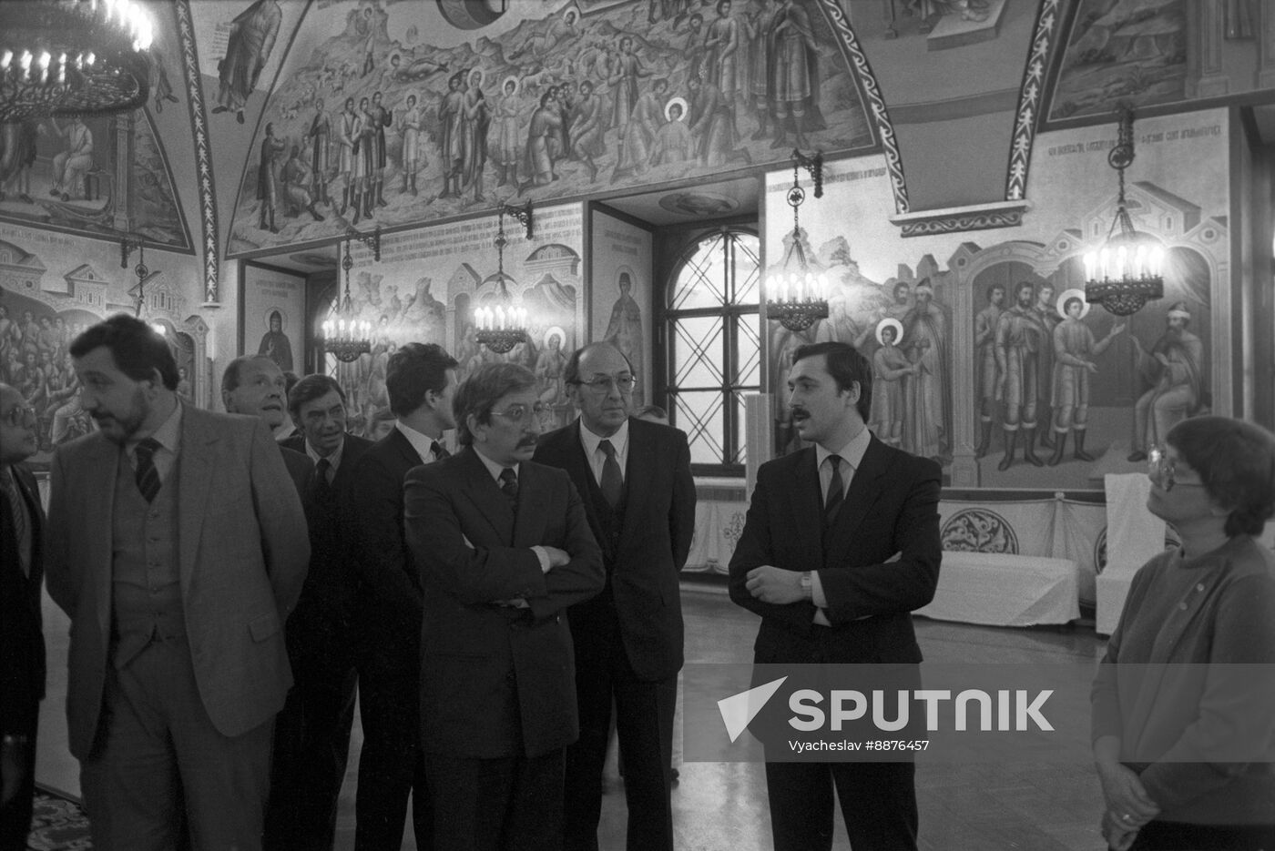 Dante Mario Antonio Caputo visits USSR