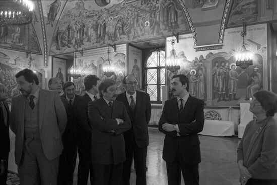 Dante Mario Antonio Caputo visits USSR