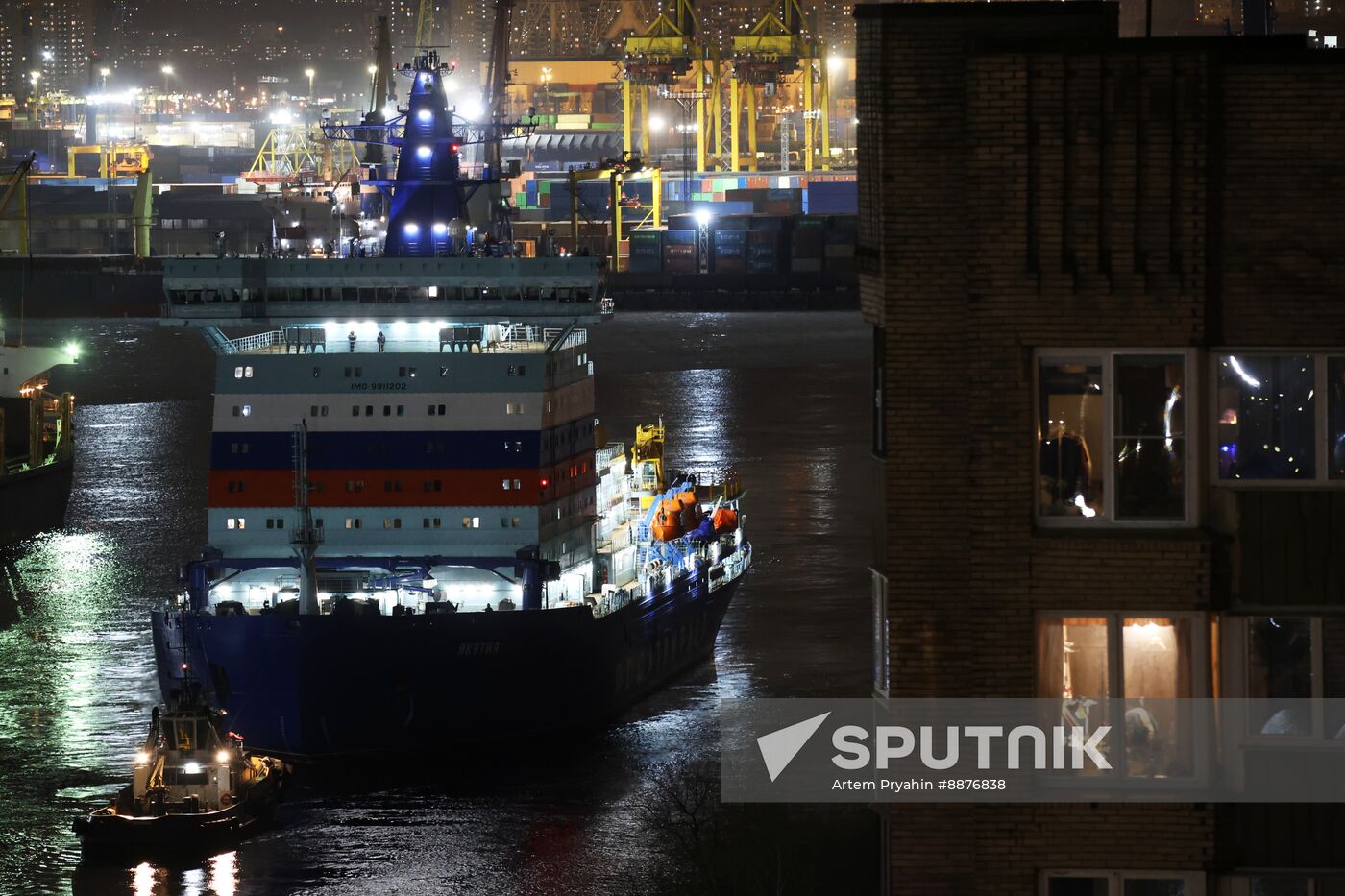 Russia Yakutia Nuclear Powered Icebreaker