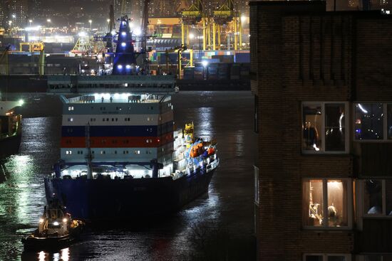 Russia Yakutia Nuclear Powered Icebreaker