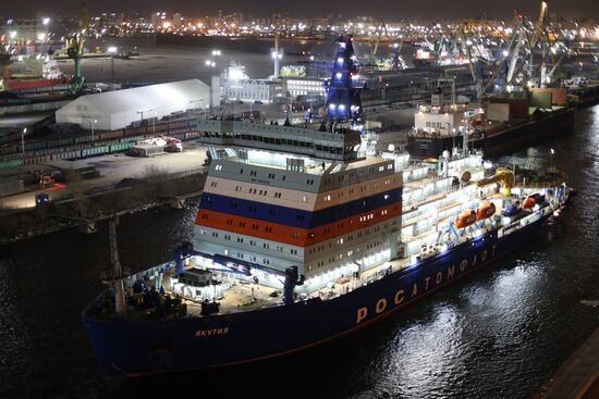 Russia Yakutia Nuclear Powered Icebreaker