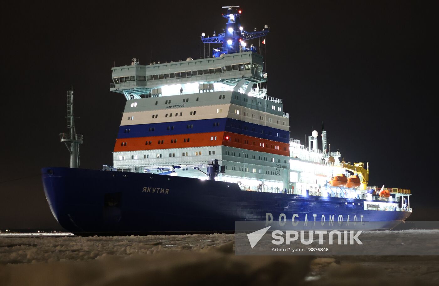 Russia Yakutia Nuclear Powered Icebreaker