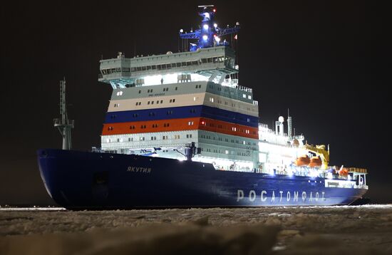 Russia Yakutia Nuclear Powered Icebreaker
