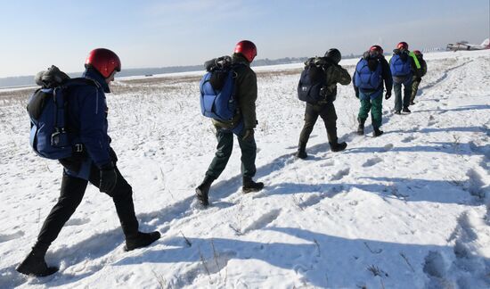 Russia Forest Firefighters Drills