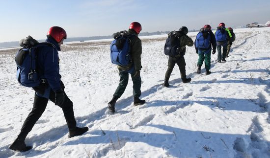 Russia Forest Firefighters Drills