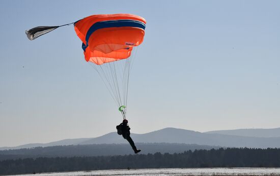Russia Forest Firefighters Drills