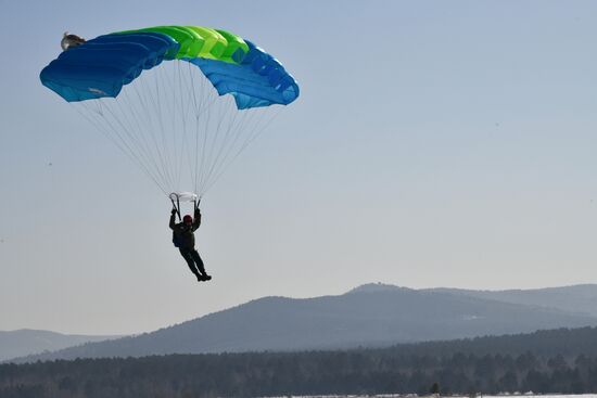 Russia Forest Firefighters Drills