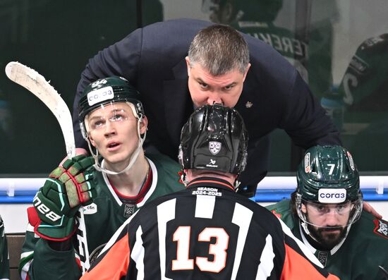 Russia Ice Hockey Kontinental League Ak Bars - Traktor