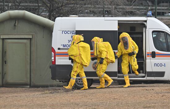 Russia Spring Flood Drills