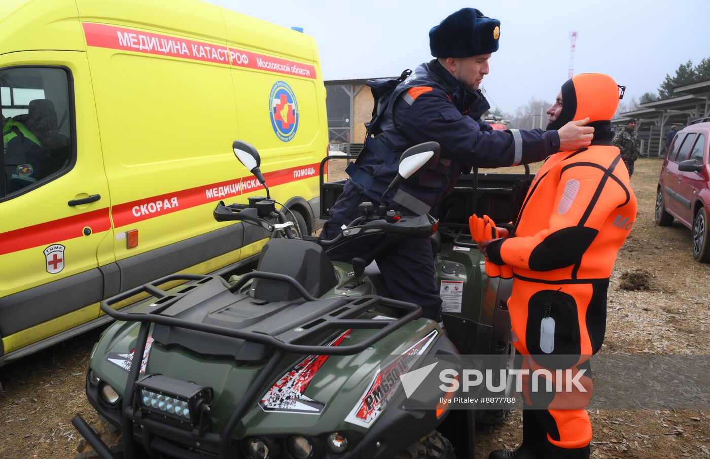 Russia Spring Flood Drills