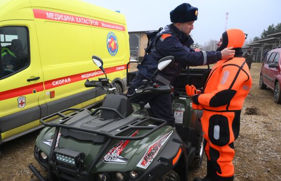 Russia Spring Flood Drills