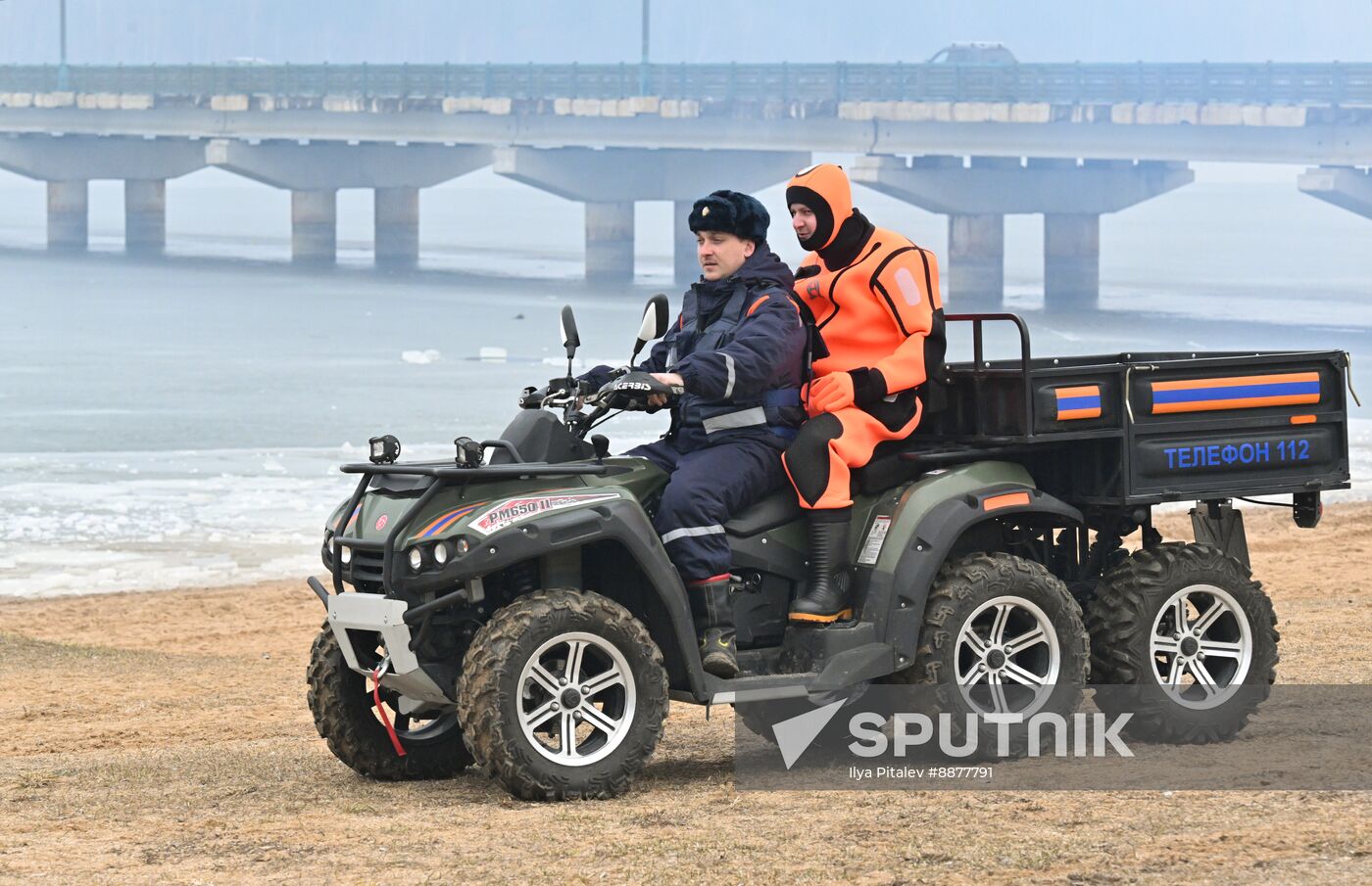 Russia Spring Flood Drills