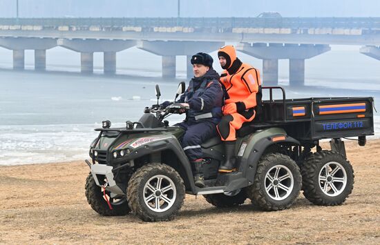 Russia Spring Flood Drills