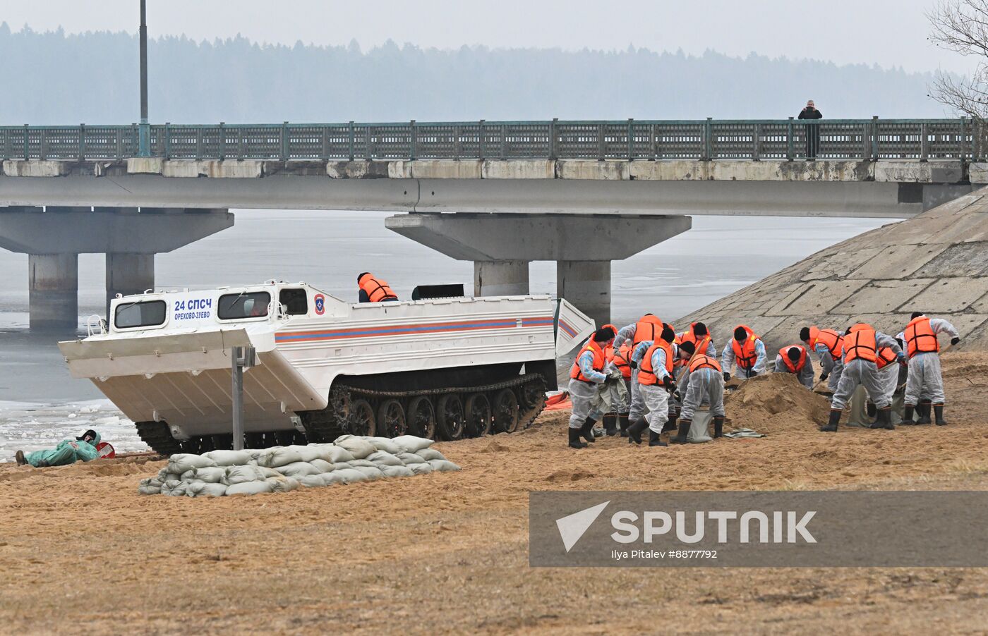 Russia Spring Flood Drills