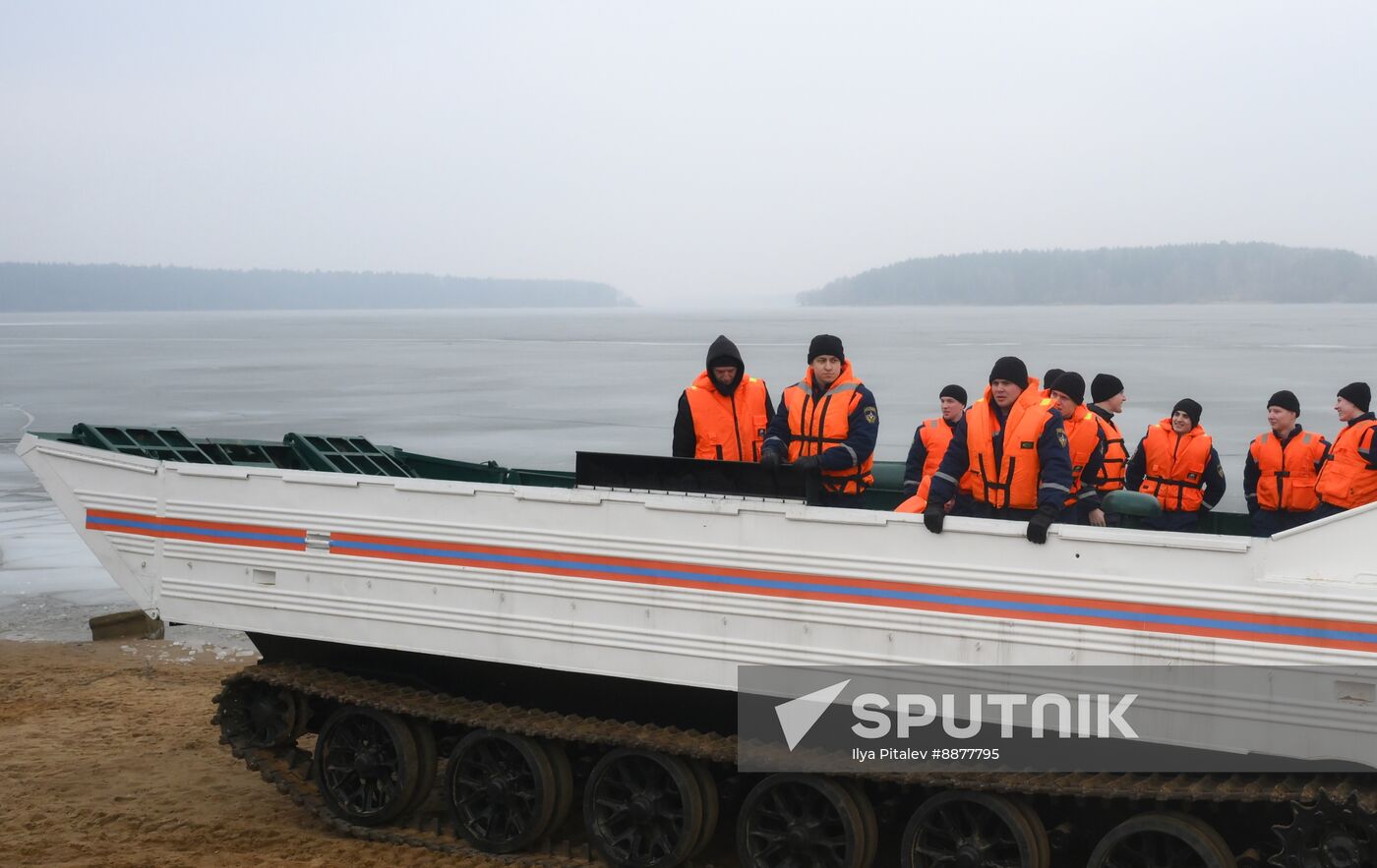 Russia Spring Flood Drills