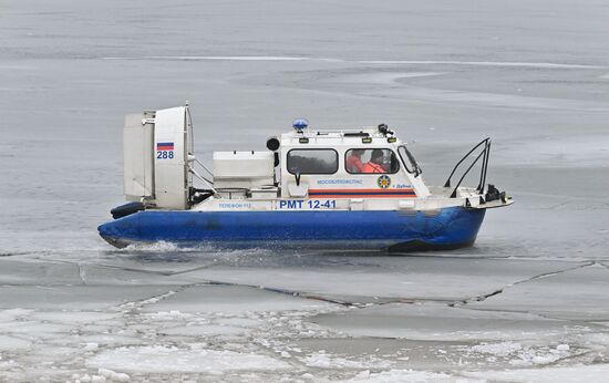 Russia Spring Flood Drills
